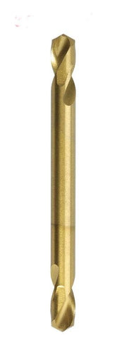 Saber 1/8" TiN Coated HSS Double Ended Panel Drill Bit - Pack of 10 - AIMS Industrial Supplies