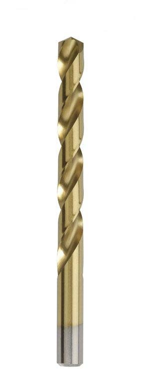 Saber 3/16" TiN Coated M2-HSS Jobber Drill Bit (8011) - Pack of 10