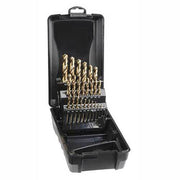 Saber 8012-M6 HSS-Co5 (Cobalt) Jobber Drill Set - ABS Plastic, 25 Pieces - AIMS Industrial Supplies