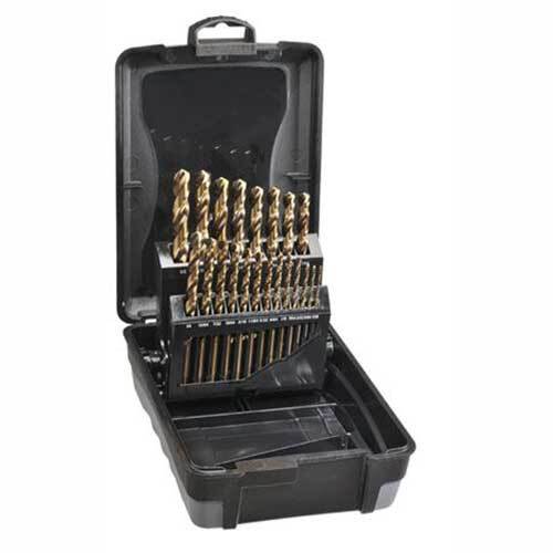 Saber 8013-F2 HSS-Co5 (Cobalt) Jobber Drill Set 1/16 - 3/8", 21pieces - ABS - AIMS Industrial Supplies