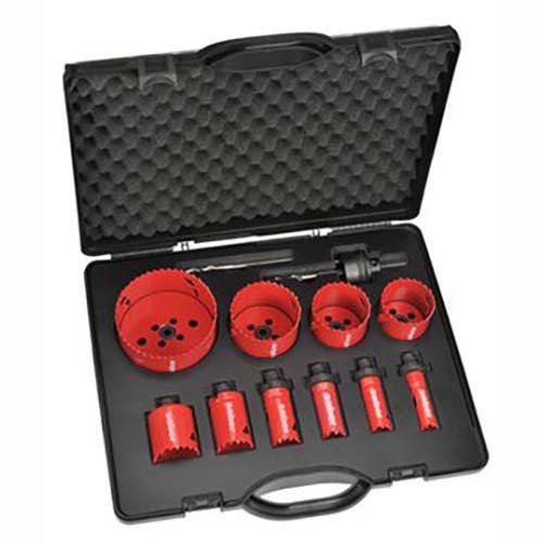 Saber 8070-S3 Cobalt Bi-Metal Quick Change Holesaw Set S3 16-92mm, 12pieces - AIMS Industrial Supplies