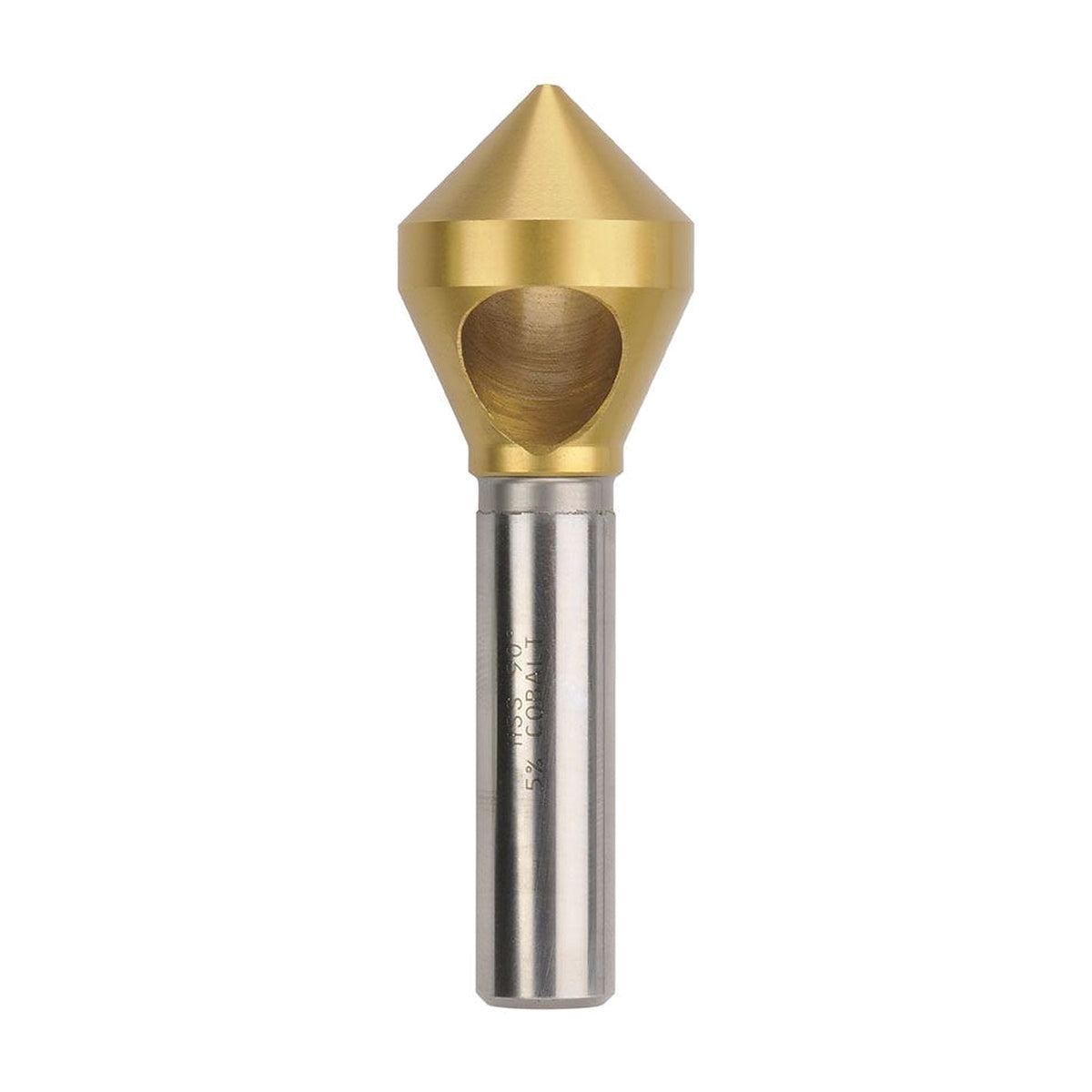 Saber Countersink Cross Hole HSS - Co5 TiN Coated 90°