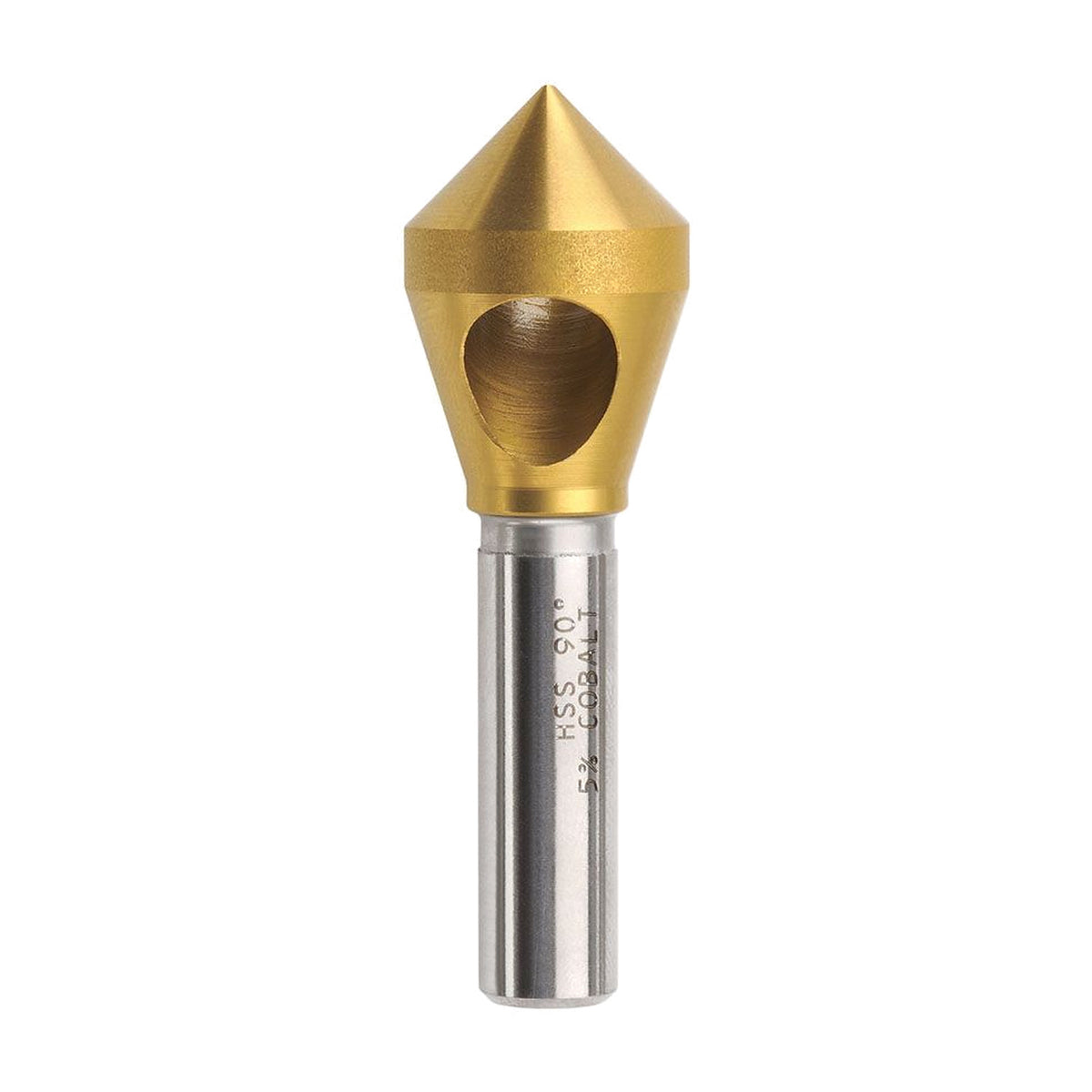 Saber Countersink Cross Hole HSS - Co5 TiN Coated 90°
