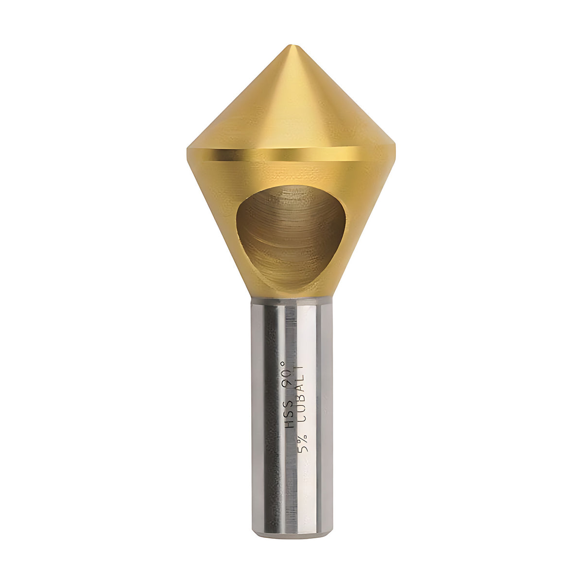 Saber Countersink Cross Hole HSS - Co5 TiN Coated 90°