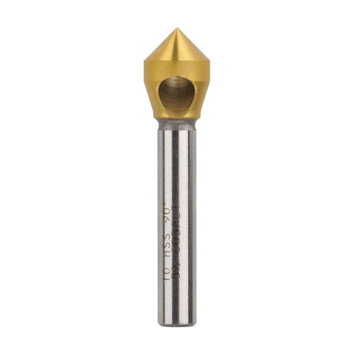 Saber Countersink Cross Hole HSS - Co5 TiN Coated 90°