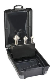 Saber HSS Countersink Triple Flute 90° Bright Hex Shank Set - 8033 - S1 - AIMS Industrial Supplies