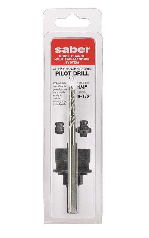 Saber HSS Pilot Drill To Suit Quick Change Mandrel - 8070-PILOT - AIMS Industrial Supplies