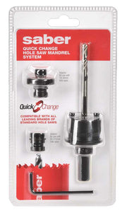 Saber Quick Change Mandrel Suits 14 - 210mm Standard Hole Saw1