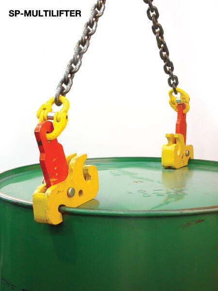 Safepour Multilifter - Overhead Chain Sling Drum Lifter for 500kg Drum - AIMS Industrial Supplies