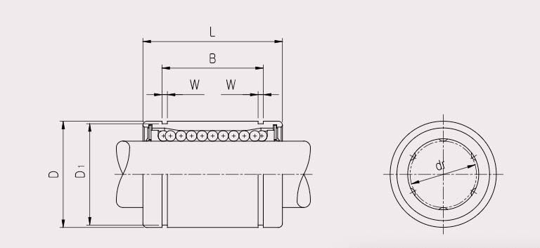 Samick Closed Linear Bushing (LME) - AIMS Industrial Supplies