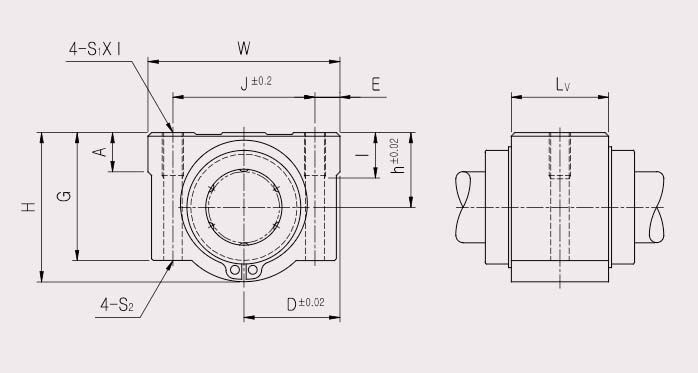 Samick Linear Bushing - SCV Aluminuim Case Unit - AIMS Industrial Supplies