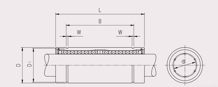 Samick Long Linear Bushing (LME_L) - AIMS Industrial Supplies