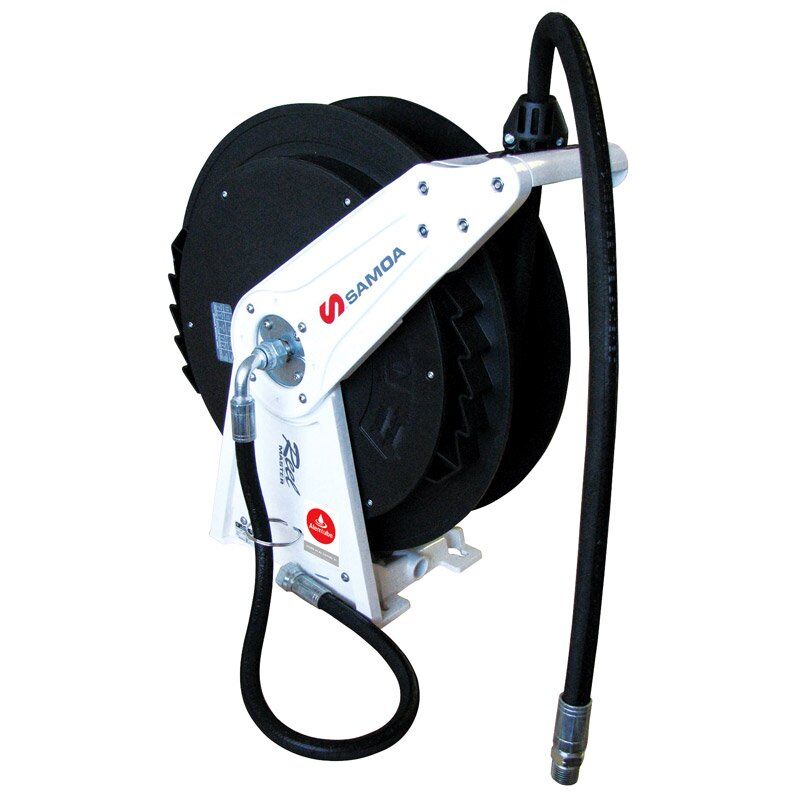 Samoa Oil, Open, 10m x 12mm Hose Reel 506202 - AIMS Industrial Supplies