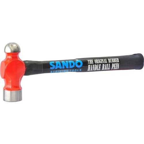 Sando Hard Face Ball Pein Hammer With Unbreakable Handle - AIMS Industrial Supplies