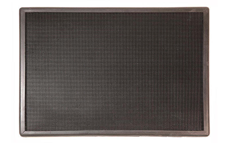 Sanitising Foot Bath Mat/Boot Dip Mat 620 x 820 x 13mm Black - AIMS Industrial Supplies