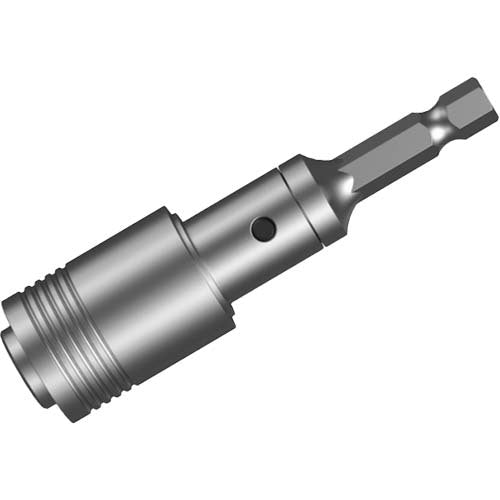 SDS Plus Adaptor Impax Drive Bit 1/4" Chrome Plated Matt Finish - AIMS Industrial Supplies