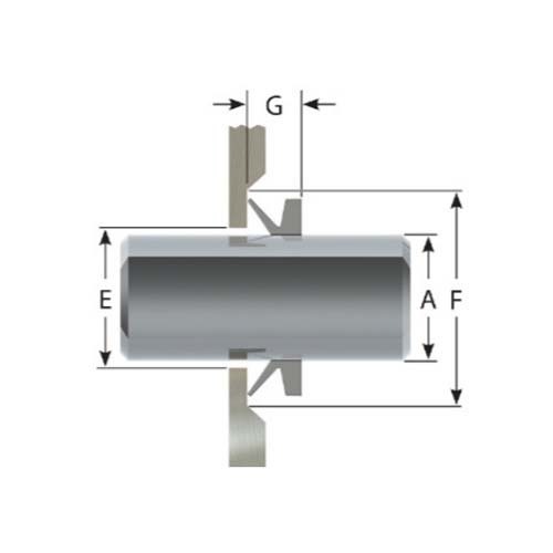 Seagull V-Ring Seal VA Series Straight Back Viton 604