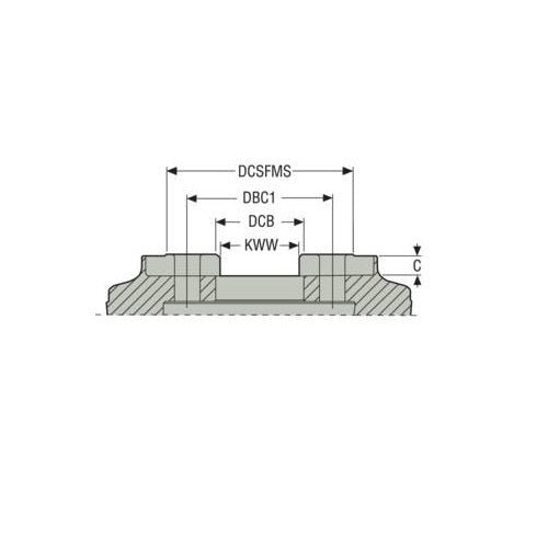 Seco 6 Square Shoulder Milling Cutter Arbor - Adjustable Cassettes - AIMS Industrial Supplies