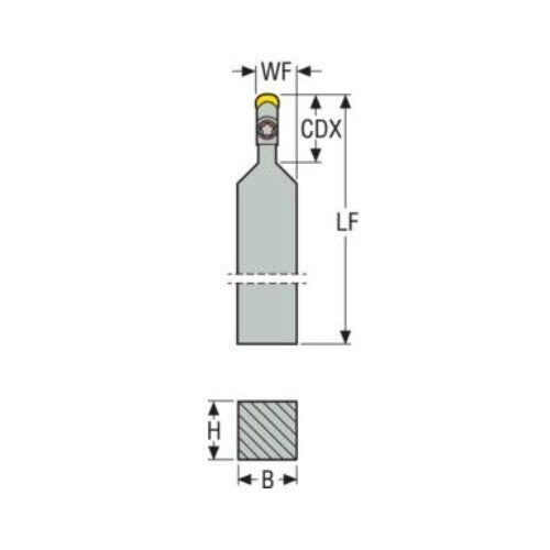 Seco Clamp Lock - D Type - R Insert Shape - C Surface2