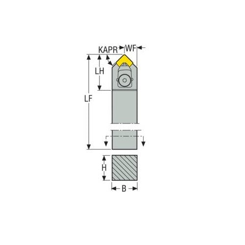 Seco Clamp Lock - D Type - S Insert Shape2