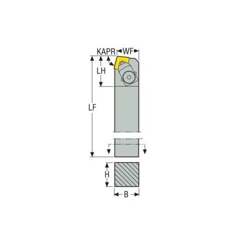 Seco Clamp Lock Left - B Type - C Insert Shape - AIMS Industrial Supplies