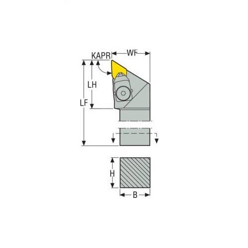 Seco Clamp Lock Left - J Type - D Insert Shape - AIMS Industrial Supplies