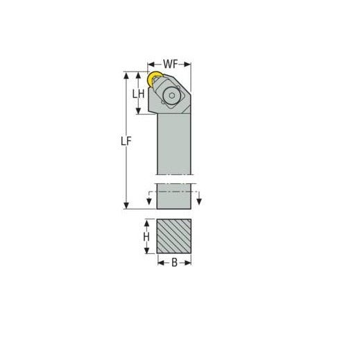 Seco Clamp Lock Left - S Type - R Insert Shape - AIMS Industrial Supplies