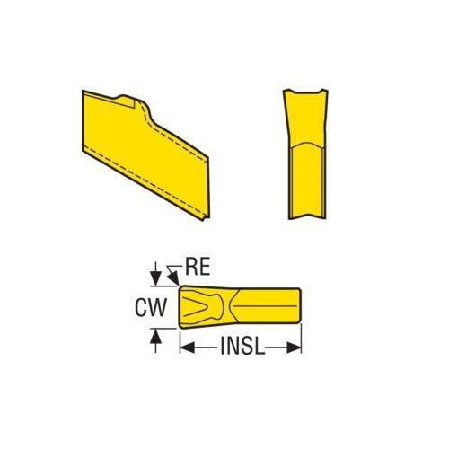 Seco CP500 Disc Mill Parting Off Carbide Insert 16 Chipbreaker2