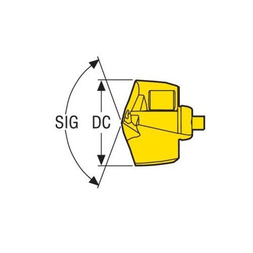 Seco Crownloc Plus Crown M - Geometry - AIMS Industrial Supplies