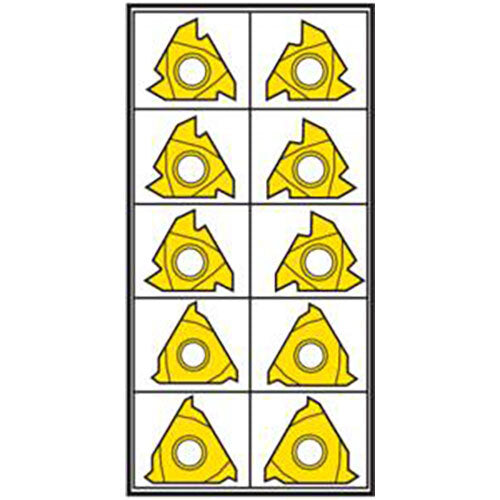 Seco External Snap-Tap® Thread Turning Insert 16mm CP500 V Profile 60° Thread 16V60,CP500 Pack of 101