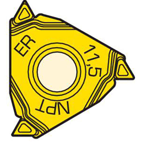 Seco External Snap-Tap Thread Turning Insert 3.47 x 16.5mm Right 11.5-11.5 TPI CP500 NPT Thread A2 Chipbreaker 16ER11.5NPT-A2,CP500 Pack of 23