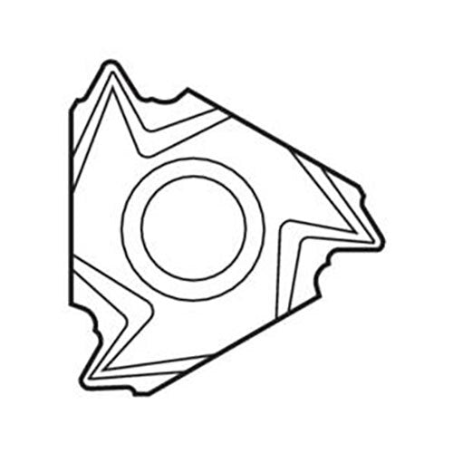 Seco External Snap-Tap Thread Turning Insert 3.47 x 16.5mm Right 14-14 TPI CP500 Am. NPT Thread-G1 16ER14NPT-G1,CP500 Pack of 24