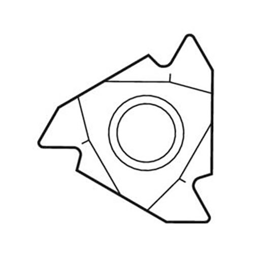 Seco External Snap-Tap® Thread Turning Insert 4.71 x 22mm Left 5-7 TPI CP500 V Profile 60° Thread 22ELN60,CP500 Pack of 24