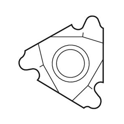 Seco External Snap-Tap® Thread Turning Insert 4.71 x 22mm Left 6-6 TPI CP500 RD Thread 22EL6RD,CP500 Pack of 24