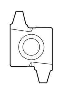 Seco External Snap-Tap® Thread Turning Insert 6.3 x 20mm Right 3-3 TPI CP500 STACME Thread 20ER3STACME,CP500 Pack of 23