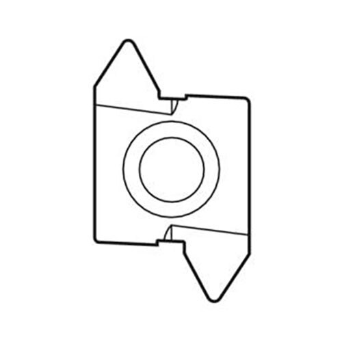 Seco External Snap-Tap® Thread Turning Insert 7.88 x 26mm Right 4.5-2.5 TPI CP500 V Profile 60° Thread 26ERK60,CP500 Pack of 24