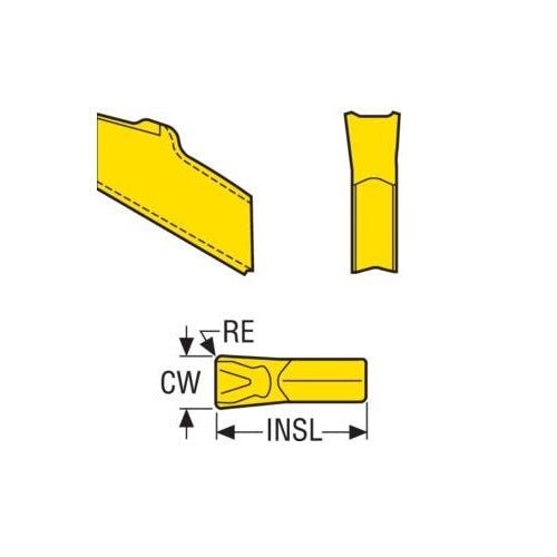 Seco HX Disc Mill Parting Off Carbide Insert 14 Chipbreaker - AIMS Industrial Supplies