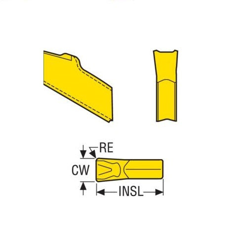 Seco HX Disc Mill Parting Off Insert 16 Chipbreaker2