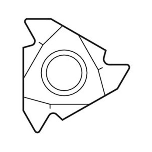 Seco Internal Snap-Tap® Thread Turning Insert 2.4 x 9.6mm Right 48-16 TPI CP500 V Profile 60° Thread 09NRA60,CP500 Pack of 24