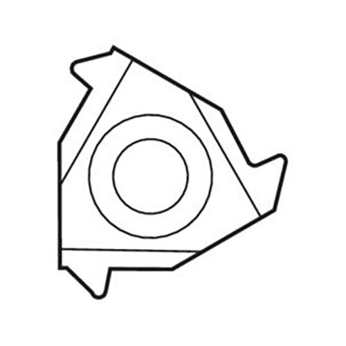 Seco Internal Snap-Tap® Thread Turning Insert 3.47 x 16.5mm Right 12-12 TPI CP500 Thread 16NR12BUT-S31220,CP500 Pack of 2 - AIMS Industrial Supplies