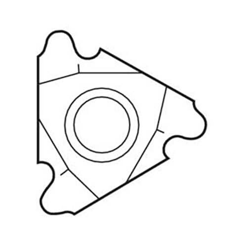 Seco Internal Snap-Tap® Thread Turning Insert 4.71 x 22mm Left 6-6 TPI CP500 RD Thread 22NL6RD,CP500 Pack of 24