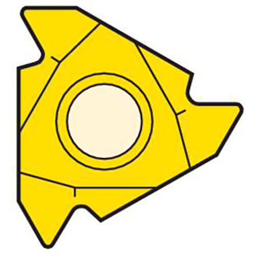 Seco Internal Snap-Tap® Thread Turning Insert 4.71 x 22mm Left 7-5 TPI CP500 V Profile 55° Thread 22NLN55,CP500 Pack of 23