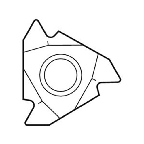 Seco Internal Snap-Tap® Thread Turning Insert 4.71 x 22mm Left 7-5 TPI CP500 V Profile 55° Thread 22NLN55,CP500 Pack of 24