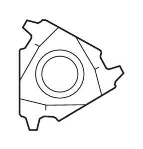 Seco Internal Snap-Tap® Thread Turning Insert 4.71 x 22mm Right 6-6 TPI CP300 ACME Thread 22NR6ACME,CP300 Pack of 23