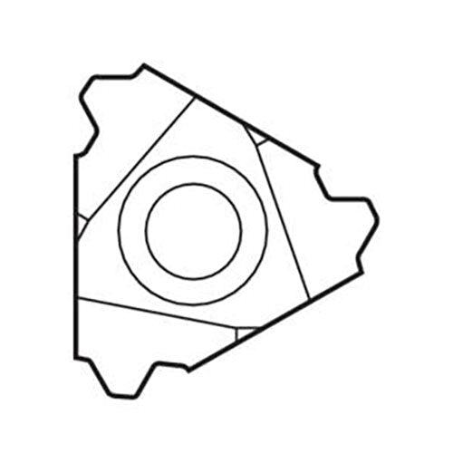 Seco Internal Snap-Tap® Thread Turning Insert 4.71 x 22mm Right 4-4 TPI CP500 PAC Thread 22NR4PAC,CP500 Pack of 2 - AIMS Industrial Supplies