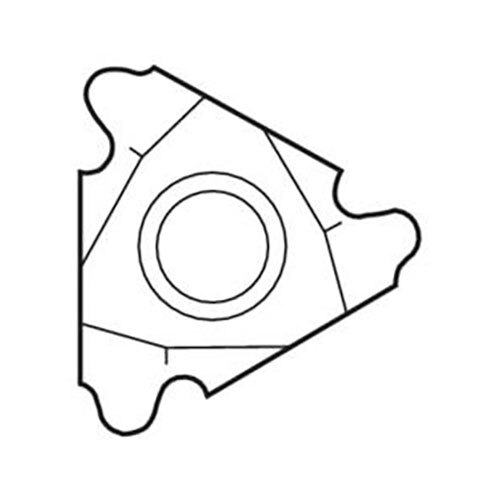 Seco Internal Snap-Tap® Thread Turning Insert 6.15 x 27mm Right 4-4 TPI CP500 RD Thread 27NR4RD,CP500 Pack of 24