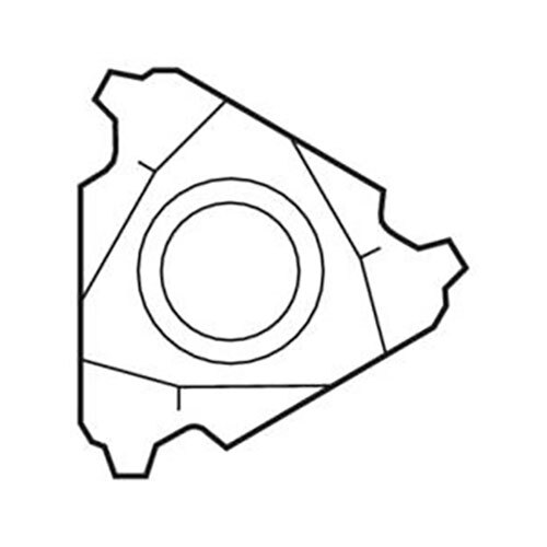 Seco Internal Snap-Tap® Thread Turning Insert 6.15 x 27mm Right 4-4 TPI CP500 STACME Thread 27NR4STACME,CP500 Pack of 24