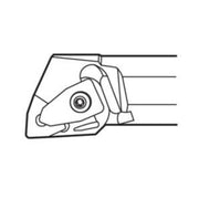 Seco Internal Turning Toolholder Steel Top Clamp 305 x 25.4 x 33mm Left 95° W Insert Shape A16-DWLNL-3-C1