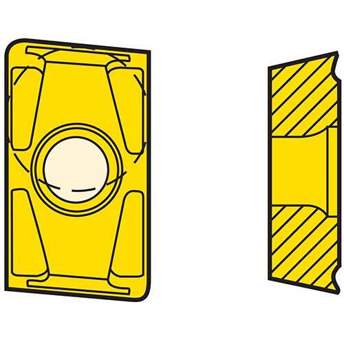 Seco Milling Insert 4.96 x 0.8 x 16.45mm T25M Grade Right T Type - D15 APFT1604PDTR-D15,T25M - Pack of 103
