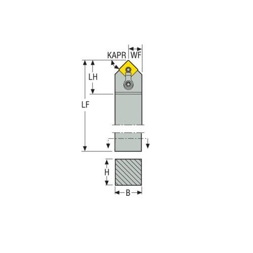 Seco Multiple Lock - D Type - S Insert Shape2